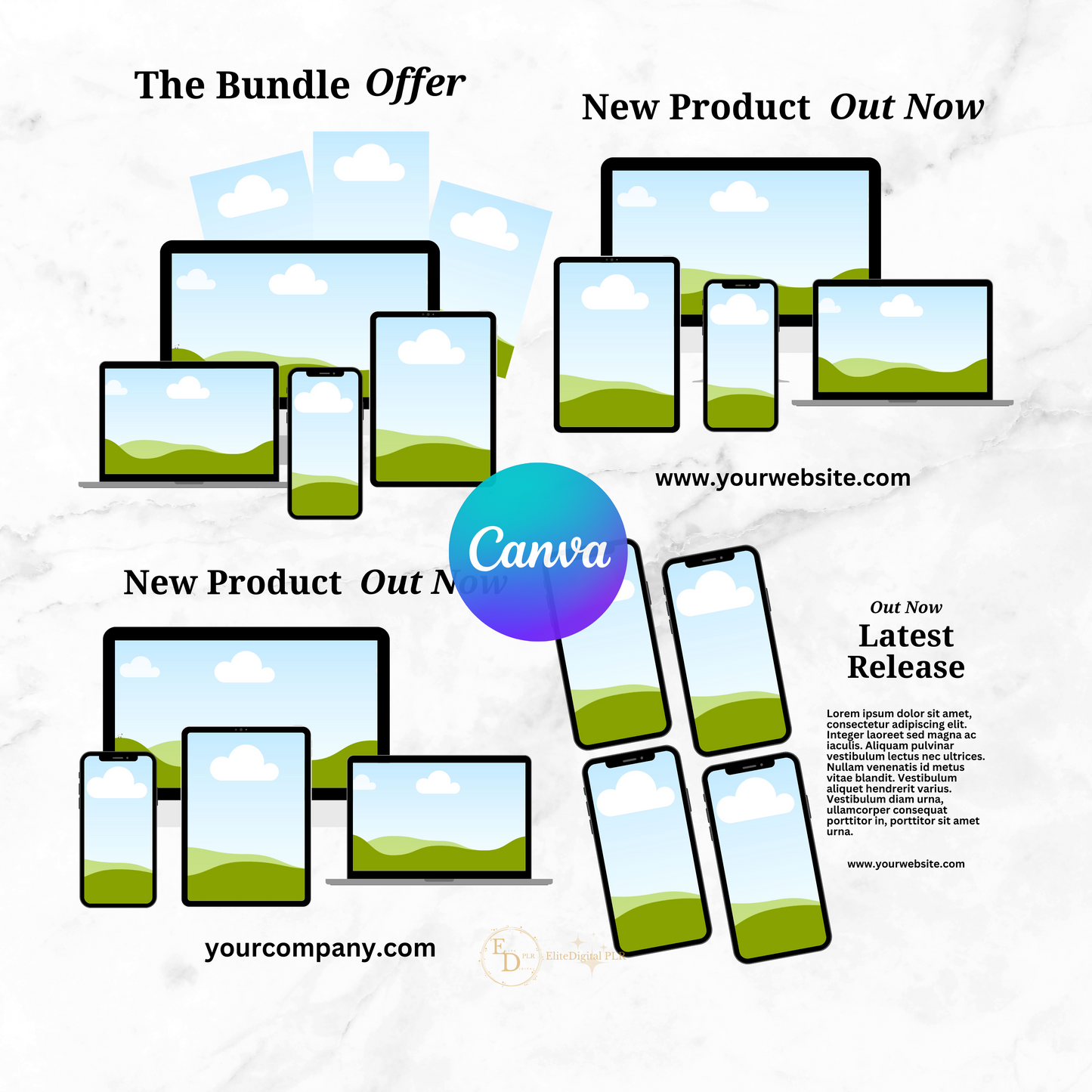 Digital Products Ultimate Mock-UP Template