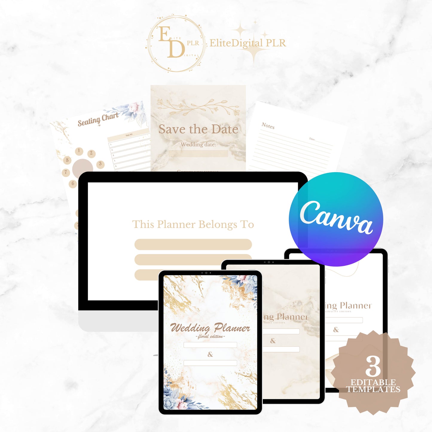 Customizable Complete Wedding Planner PLR